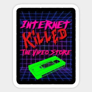 VHS Never Forget Sticker